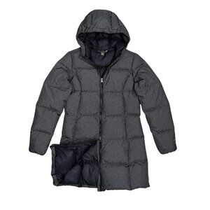 EDDIE BAUER Down Fill Long Winter Puffer Parka Jacket Coat Womens Medium